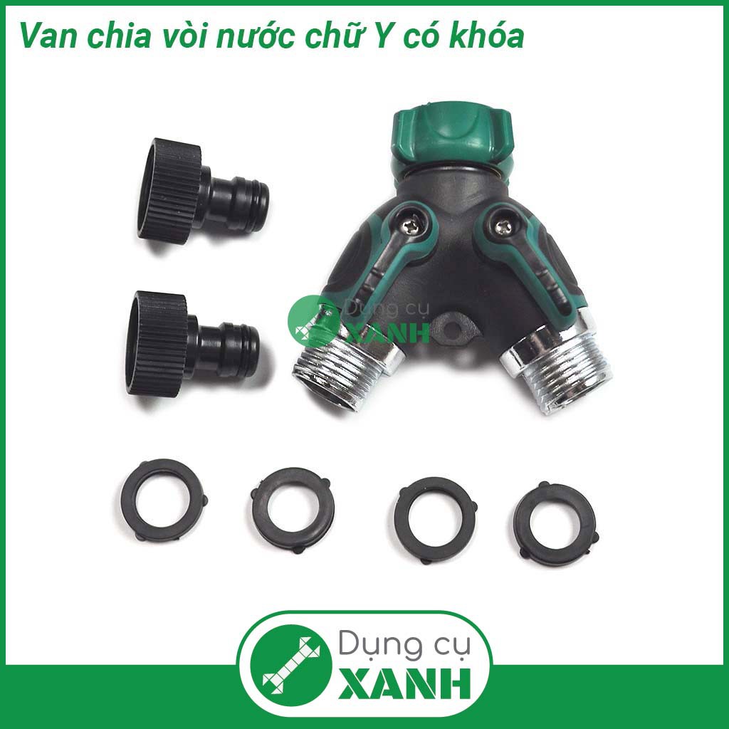 Van chia nước chữ Y có khóa phi 27mm