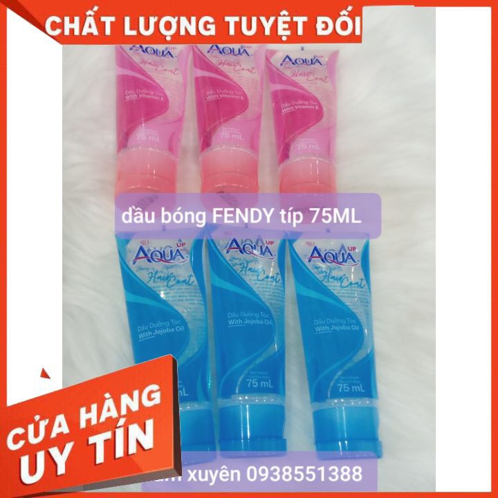 TINH DẦU BÓNG FENDY TÍP AQUA HAIR COAT 75ML FREESHIP  nuôi dưỡng , phục hồi ,cải thiện tóc khô xơ, giúp tóc chắc khỏe