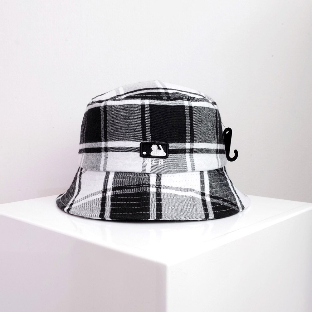 Nón bucket chính hãng, mũ bucket kẻ Hàn Quốc cá tính - TẶNG KÈM HỘP CHÍNH HÃNG