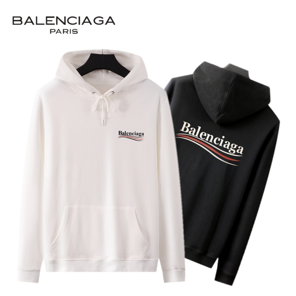 Balenciaga Áo Hoodie Chất Liệu Cotton In Chữ Thời Trang Cho Cặp Đôi # 307