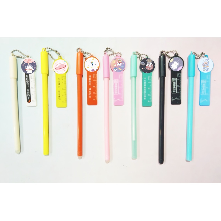 Bút phi hành gia kèm dây treo BMCI39 bút cute astronaut dễ thương thần tượng idol hoạt hình