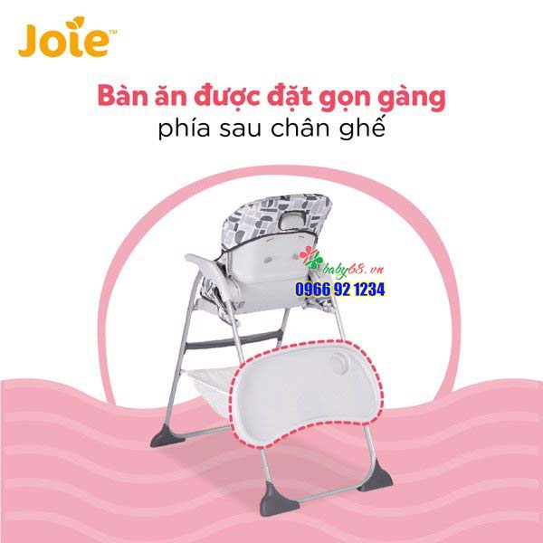 Ghế ăn trẻ em Joie Mimzy Snacker Beary Happy  Leo What Time Is It Logan Alphabet