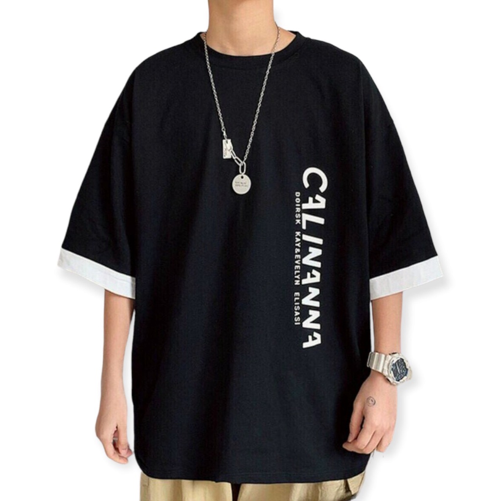 Áo Thun Unisex Nam Nữ Form Rộng Tay Lỡ In Chữ Phong Cách Hàn Quốc
