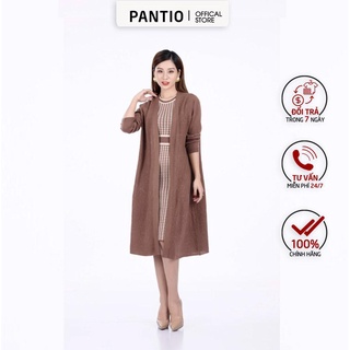 FOL188 - Đầm len thiết kế dạng khoác ngoài ( Freesize ) - PANTIO