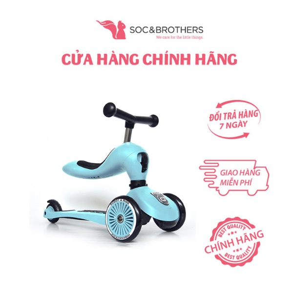 Xe scooter trẻ em Scoot and Ride Highwaykick 1 màu Blueberry