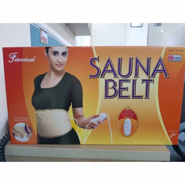 Đai quấn nóng giảm béo SAUNA BELT Chính Hãng,đai Ấn