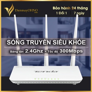 Thiết Bị Modem Phát Wifi Tenda F303 3 Anten 300 Mps Cục Phát Sóng Wifi Tốc Độ Cao 3 Râu - OHNO VIỆT NAM