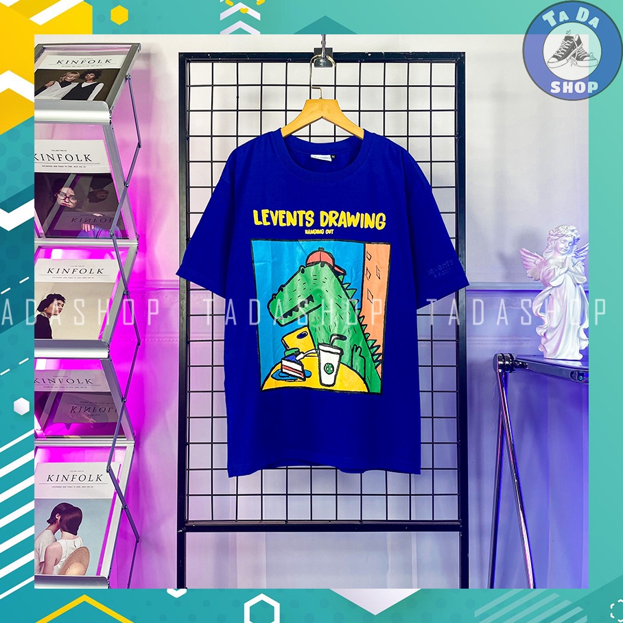 Áo Phông  oversize Nam Nữ Levents Drawing ảnh thật