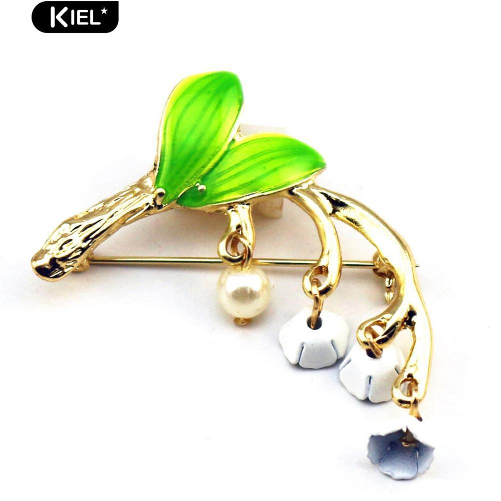 Pin cài áo hoa Linh Lan nổi 3D - GC268