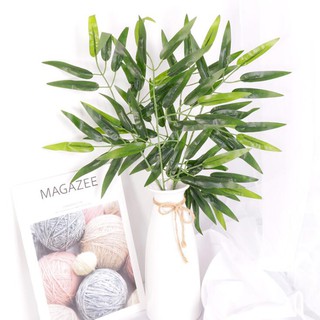 artificial plants bamboo leaves home decoration