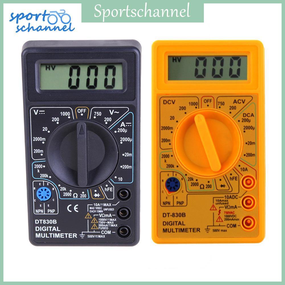 sports-ch ❤ DT-830B AC/DC 750/1000V LCD Digital Multimeter Amp Volt Ohm Tester Meter