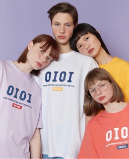 (Full box)Áo thun brand Hàn 5252byO!Oi (Ảnh thật ) tặng kèm sticker theo hãng