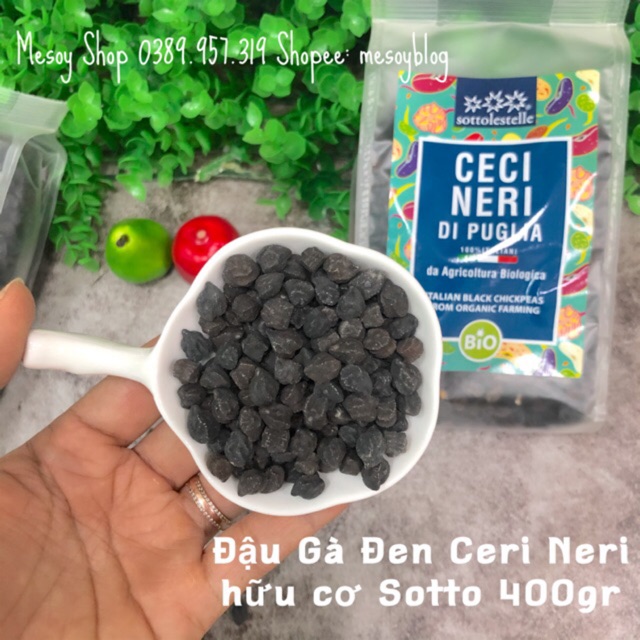 Đậu gà đen hữu cơ Sotto 400gr