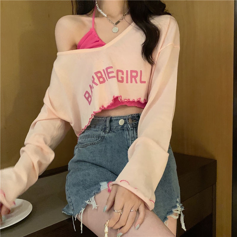 Áo Thun Cổ Yếm Dáng Ôm Thời Trang Mùa Hè Hàn Quốc Quyến Rũ Cho Nữ