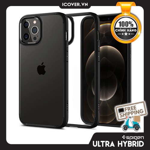 Ốp lưng iPhone 12 / 12 Pro Spigen Ultra Hybrid - Hàng Chính Hãng