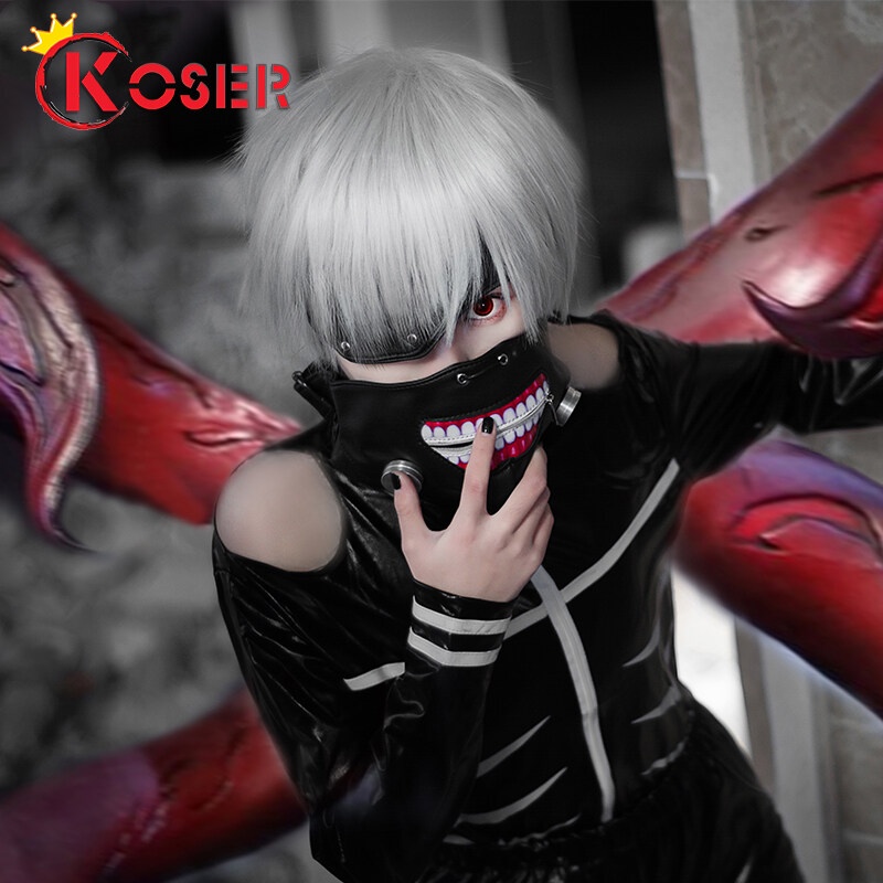 Áo Khoác Đen Hóa Trang Nhân Vật kaneki Ken Trong anime Tokyo ghoul
