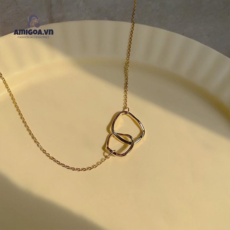 ✨✨Vòng Cổ Kim Loại Mặt Tròn Thời Trang Sáng Tạo Cho Nữ