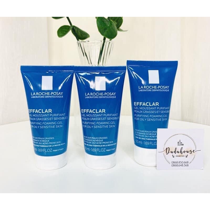 Sữa rửa mặt La RochePosay Effaclar 50ml400ml cho da dầu, mụn, nhạy cảm