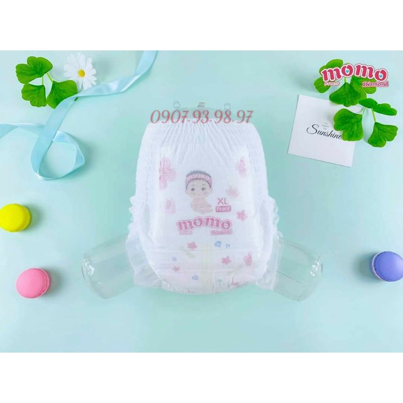 Tã/Bỉm Quần Momotaro chính hãng Nhật Bản siêu mềm, mỏng, thấm hút tốt (Đủ size S56/M46/L42/XL39/XXL36/XXXL35)