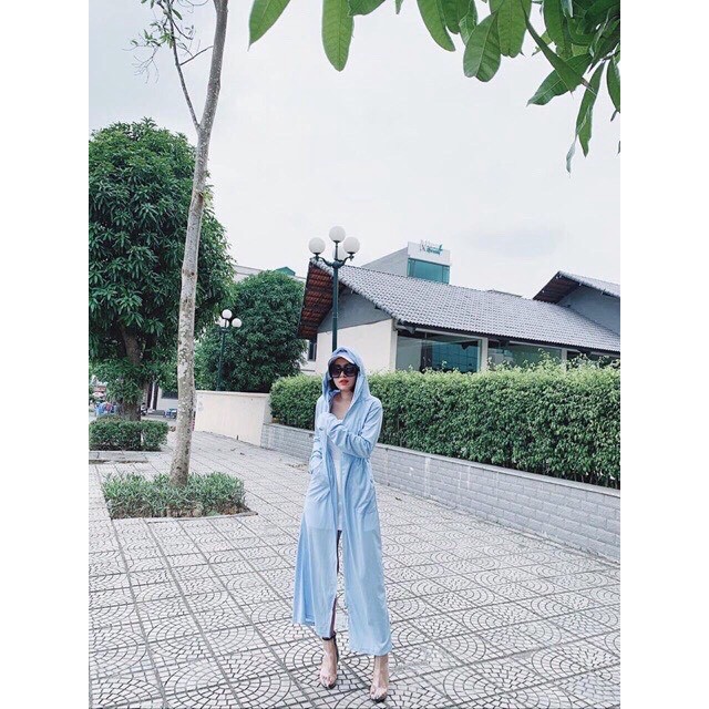 Áo chống nắng toàn thân thông hơi siêu thoáng chất vải thun kim cương - Áo Chống Nắng Nữ HÀNG XỊN | BigBuy360 - bigbuy360.vn