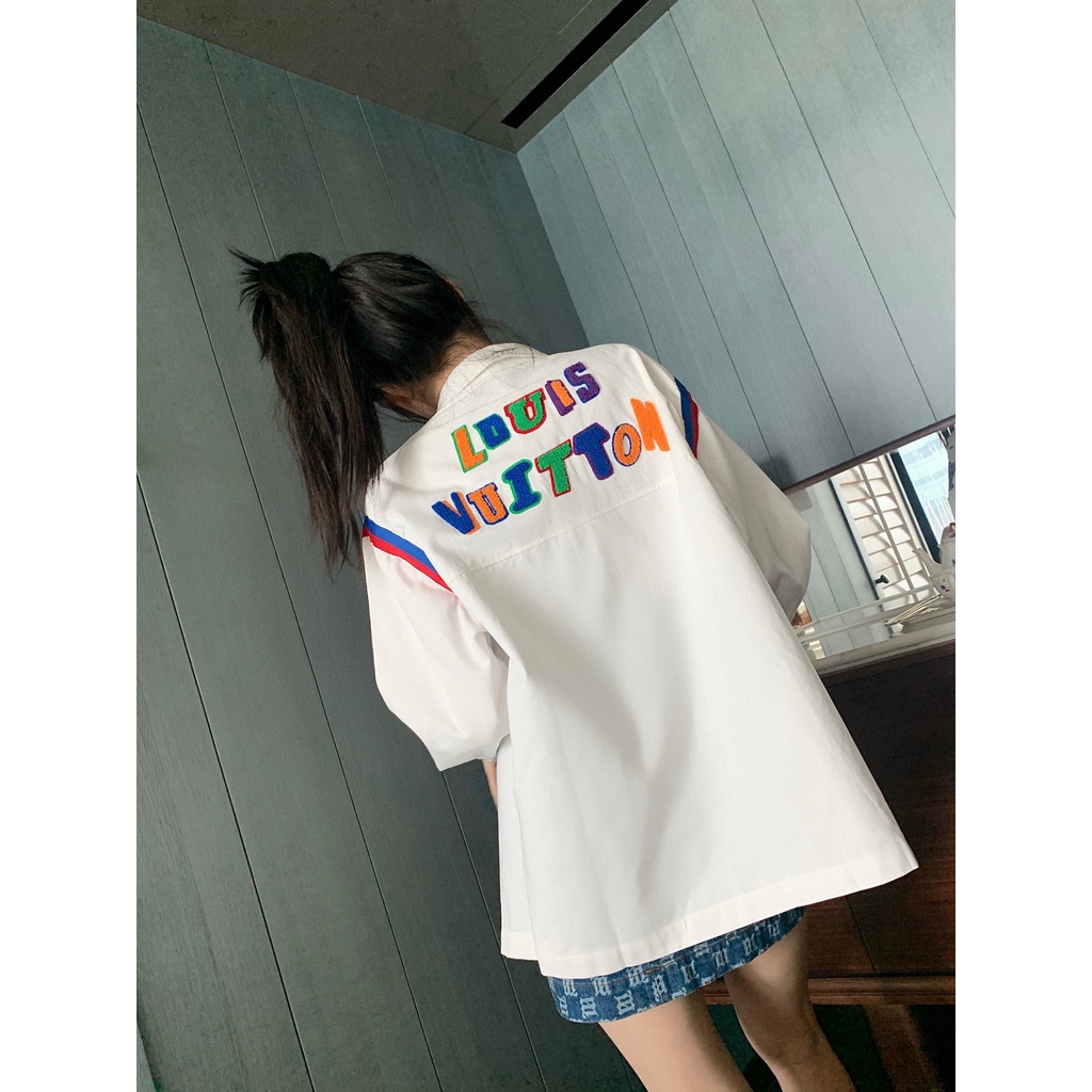 Áo sơ mi LouisVuitton x NBA1 Baseball FW21