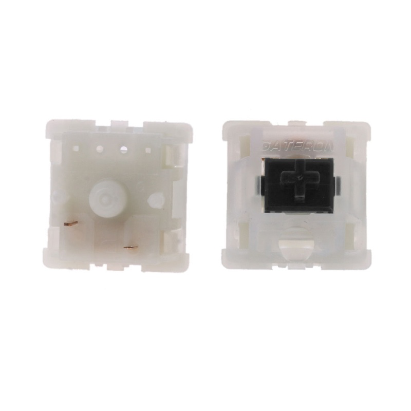 Set 10 công tắc Gateron 5Pin màu đen sữa GK61 GK64 GH60 | BigBuy360 - bigbuy360.vn