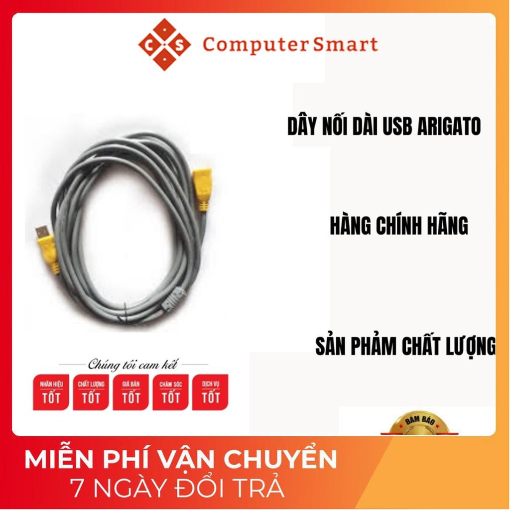 Dây Nối dài Usb, Dây nối dài usb 1,5m Arigatoo hàng chính hãng, chất lượng tuyệt đối | WebRaoVat - webraovat.net.vn