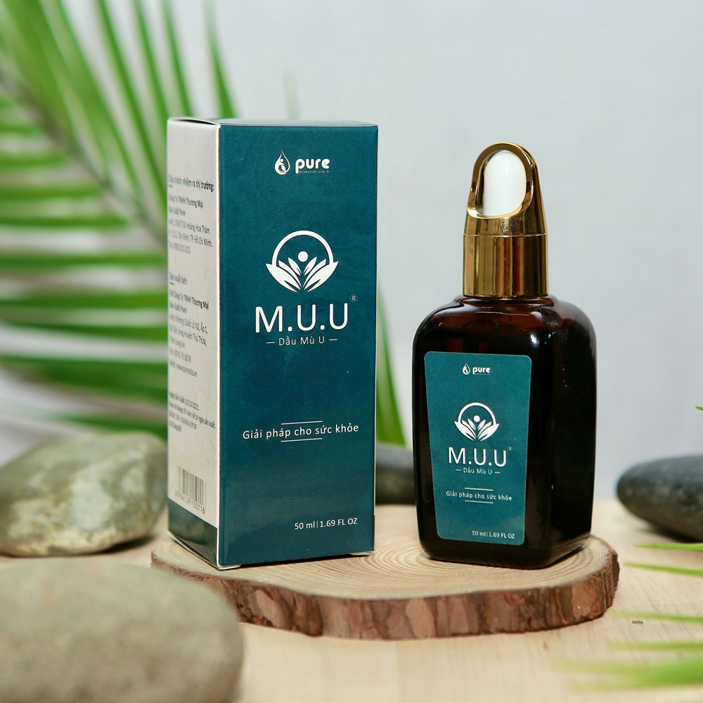 Dầu mù u M.U.U - 50 ml - Chăm sóc làn da, giảm bỏng, giảm ngứa, giảm hăm tã