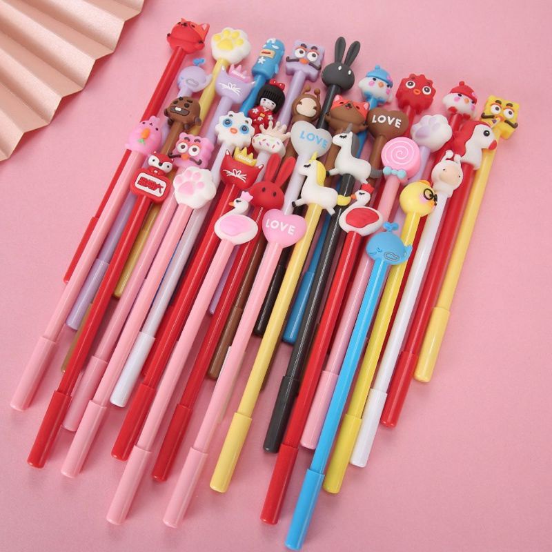 Set 20 bút gel kiểu đủ mẫuz kèm túi zip