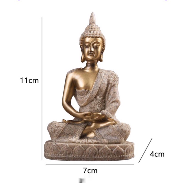 Bộ 4 tượng phật Thái trang trí