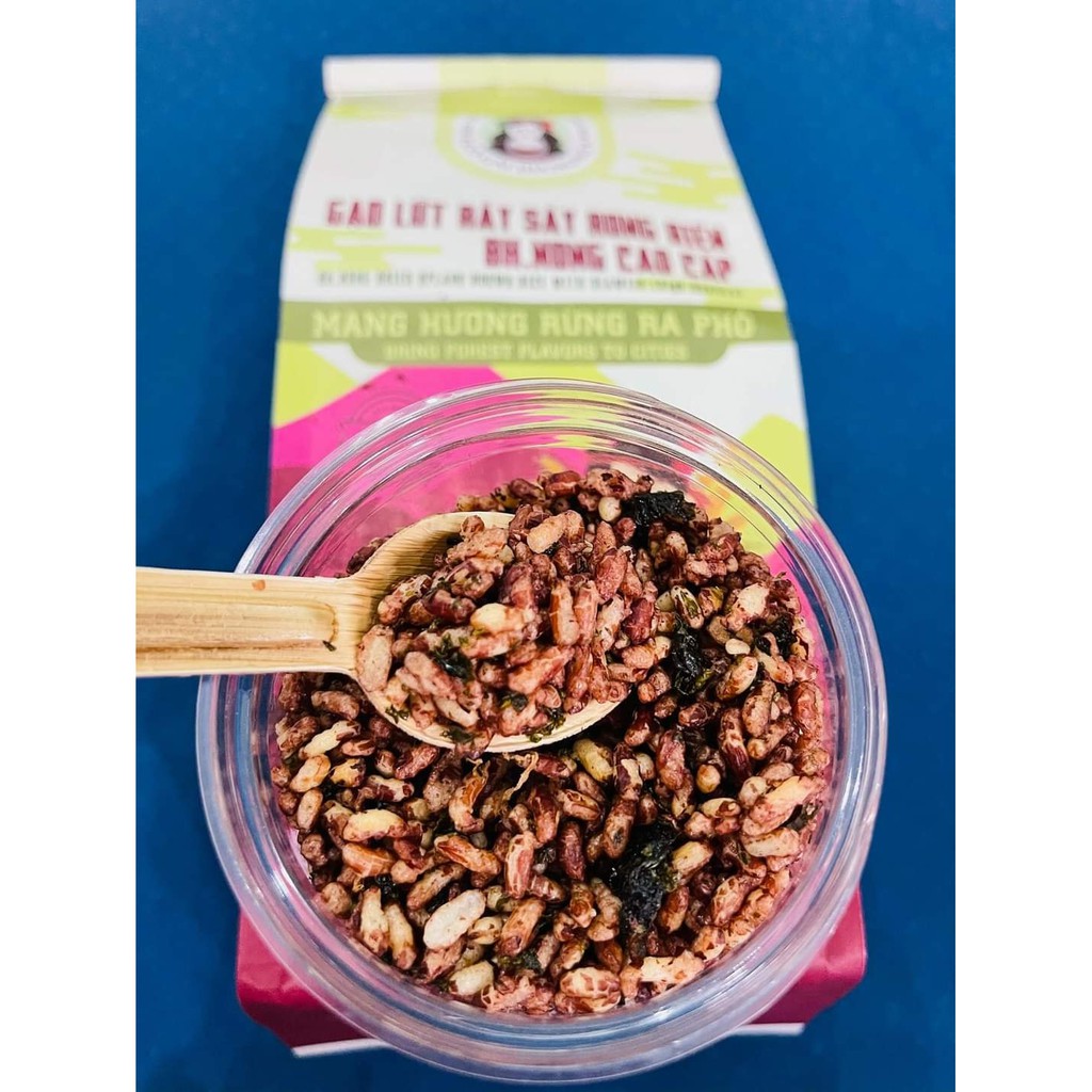 [Thực Phẩm Sạch] Gạo Lứt Rẫy Sấy Rong Biển Bhnong Siêu Ngon, Giòn Rụm, Ăn Chay Được, Ăn Vặt, Thực Dưỡng, Hỗ Trợ Giảm Cân | BigBuy360 - bigbuy360.vn