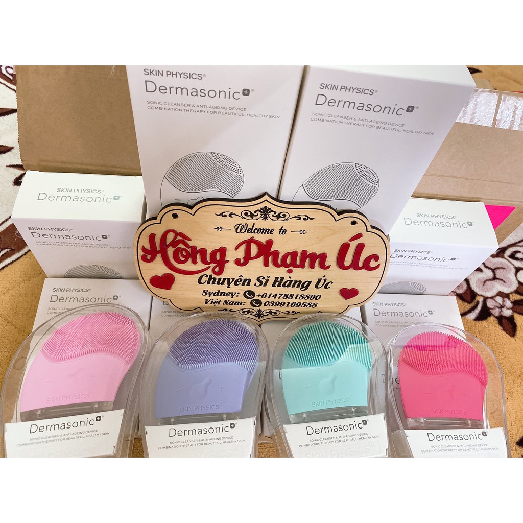 Máy rửa mặt Skin Physics Dermasonic Úc - SP luôn sẵn 4 màu nhé ạ - Các bạn cứ oder | BigBuy360 - bigbuy360.vn