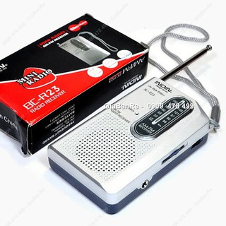 MS: 5370 - MINI RADIO AM/FM BỎ TÚI  SIÊU NHỎ -  R23 - PIN TIỂU