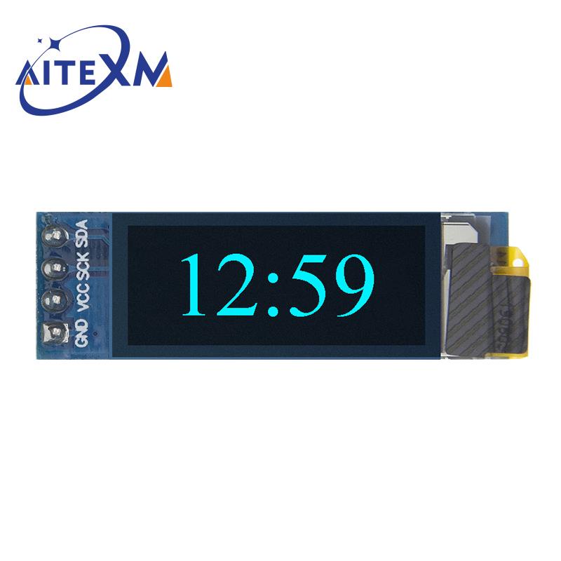 Mô Đun Màn Hình OLED 0.91 Inch 0.91 Chất Lượng Cao&quot; Mô-đun Hiển Thị Màn Hình LED LCD 128X32 OLED Trắng / Xanh Dương Cho Ardunio