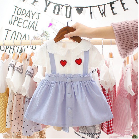 Các mẫu váy cho bé gái siêu dễ thương size từ sơ sinh đến 4 tuổi