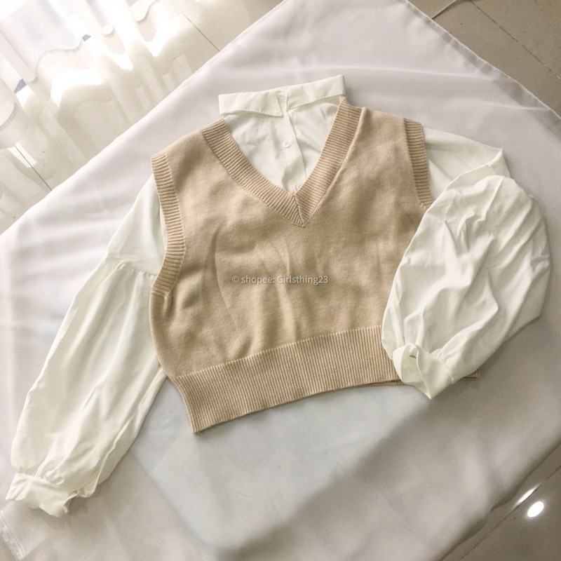 Áo Ghi Lê Nữ Len Thu Đông