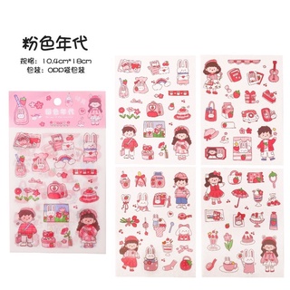 Set 4 Tấm Sticker Trang Trí Sổ