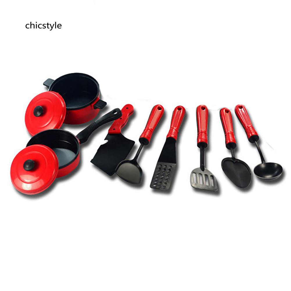 Set nồi xoong chơi đồ hàng 13 món cho bé