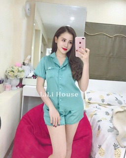 Bộ pizama lụa