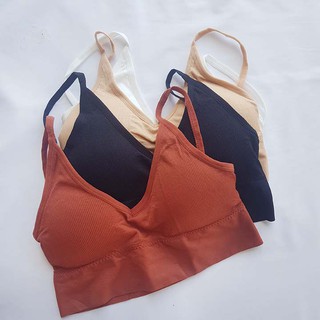 Áo bra thun gân, khoét lưng chữ u siêu gợi cảm 14367