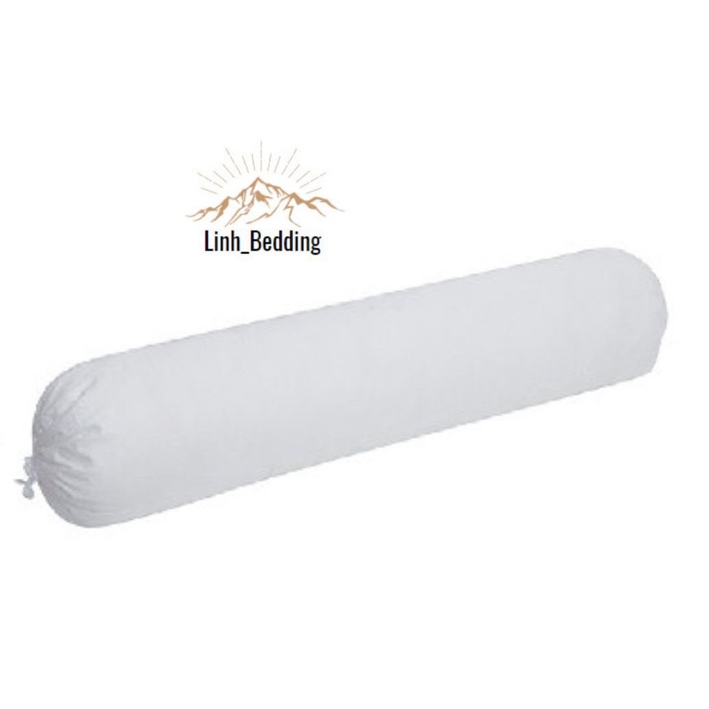 Ruột gối ôm bông gòn tinh khiết kháng khuẩn mềm mại không vón cục không xẹp kích thước 35cmx100cm