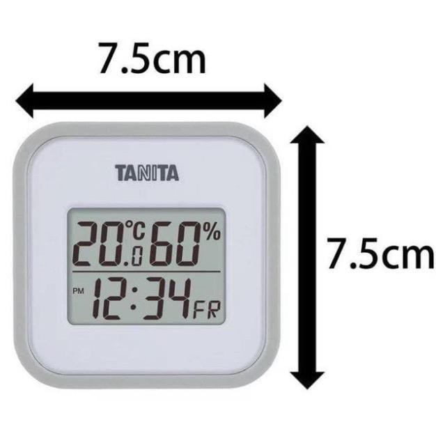 Nhiệt ẩm kế điện tử Tanita - Nhật Bản [TẶNG KÈM PIN 3A] Đa Chức Năng: Xem giờ, Xem lịch, Nhiệt - Ẩm Kế TANITA