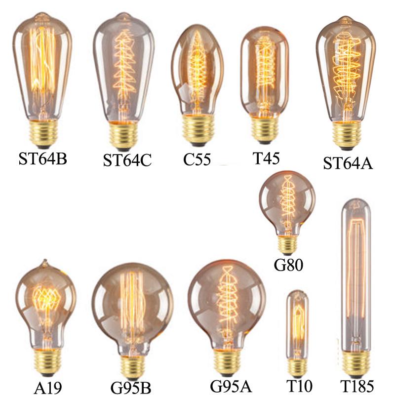 Bóng đèn Edison E27 40W 220V kiểu dáng cổ điển