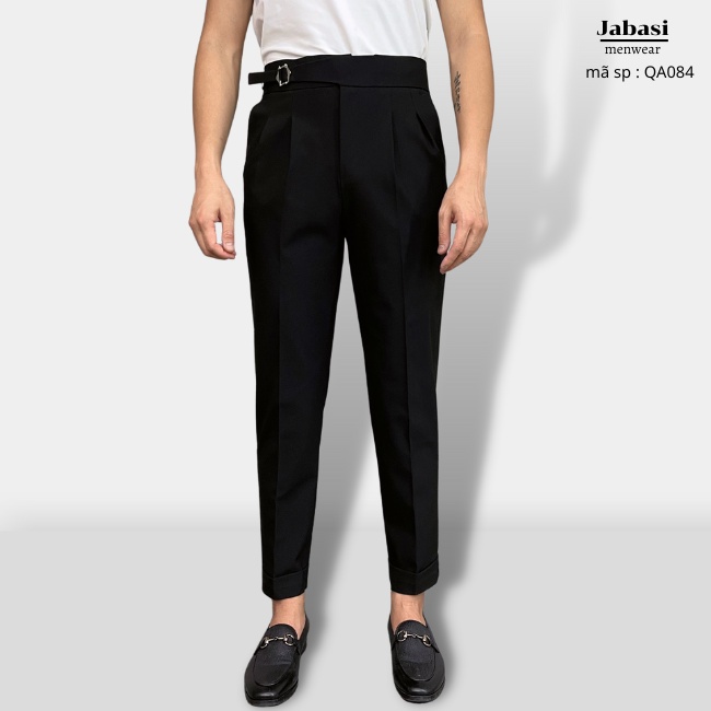 Quần âu cạp cao công sở Jabasi menwear mã sp QA084 kiểu dáng hàn thiết kế trẻ trung tôn dáng chất liệu vải đẹp co giãn