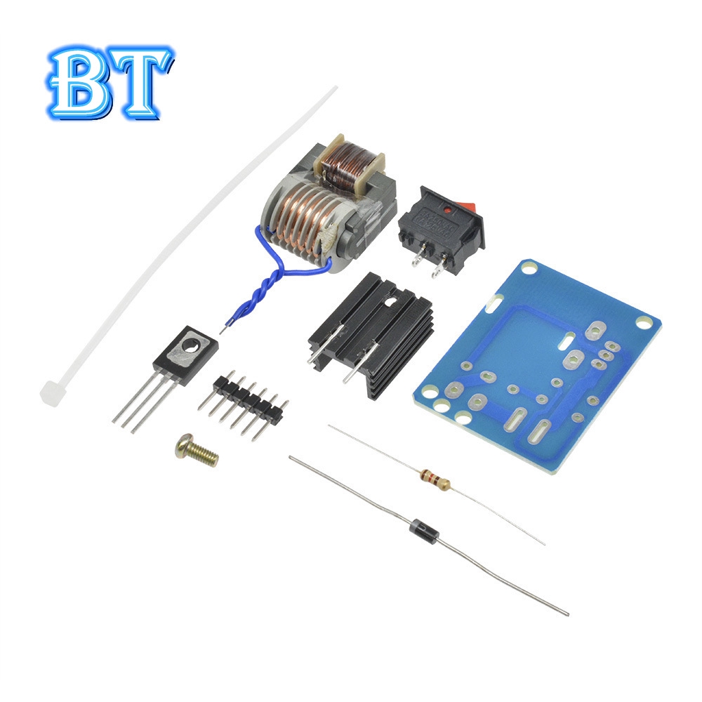 Bảng mạch cuộn dây đánh lửa điện áp cao 15kv 3.7v tự làm