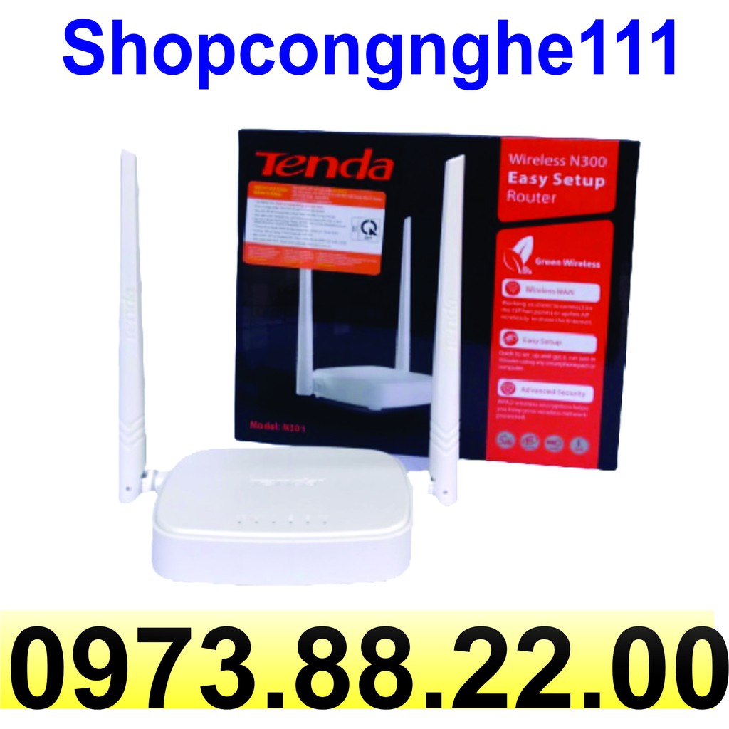 BỘ PHÁT WIFI TENDA N301 CHÍNH HÃNG | BigBuy360 - bigbuy360.vn