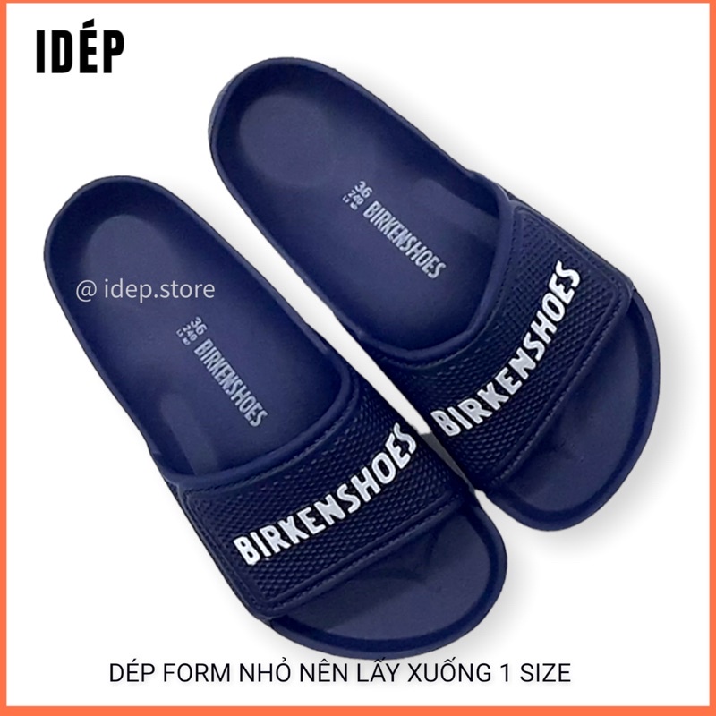 Dép quai ngang  Unisex BIRKENSHOES nam nữ siêu nhẹ cao cấp iDÉP- DL162