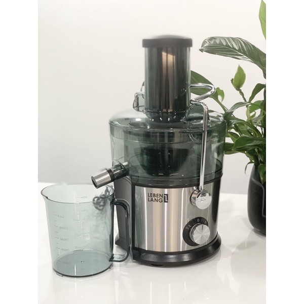 Máy ép trái cây Lebenlang LBE3468, máy ép nhanh dung tích 1100ml, công suất 800W, Bảo hành 24 tháng