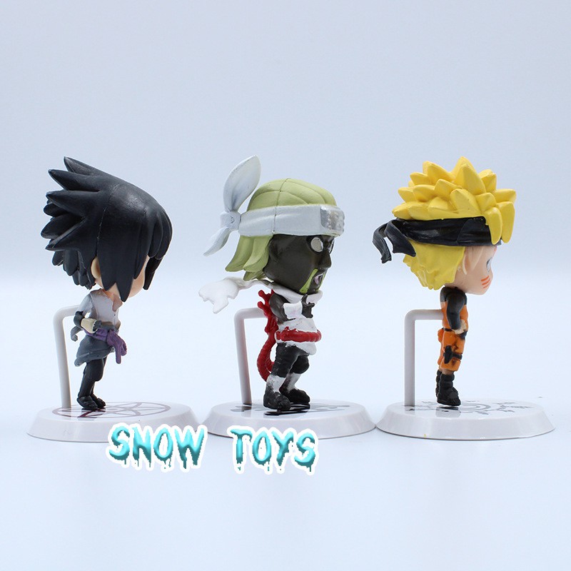 Mô hình Naruto - Mô hình các nhân vật Naruto Sasuke Sakura Kakashi Killer Bee Team Akatsuki - Cao 8cm
