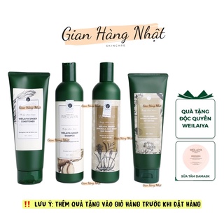 Bộ dầu gội xả Gừng trắng và Gừng hà thủ ô kích mọc tóc Weilaiya Ginger & Zingiber Officinale Juice Bright